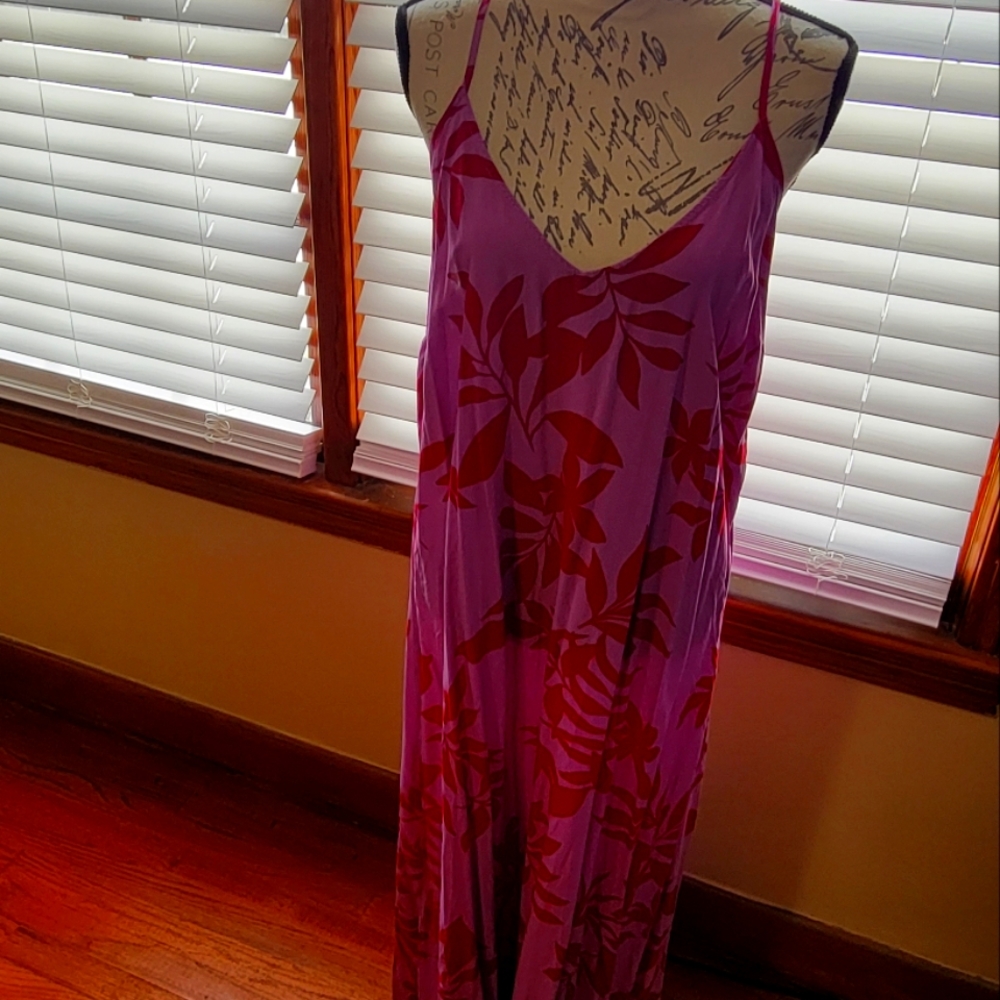Pink maxi dress